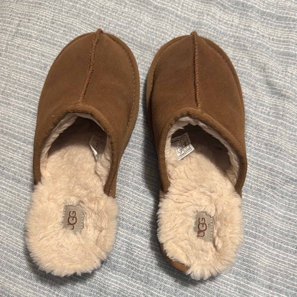 UGG Brown Shearling Slippers